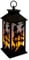 Global Gizmos 46289 LED Halloween Lantern/Flickering Candle Lantern Effect / 6 Hour Timer/Convenient Hanging Hook/Battery Powered