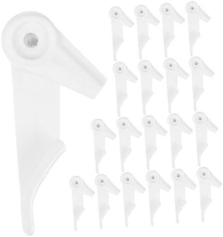 WESIEVYA 20 Stück Deckenleuchten Schnalle Deckenbefestigung Lampenbefestigung Schnalle Deckenleuchte Feste Clips Deckenleuchten Befestigungsklammern Kunststoff