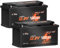 LiTime 2 Pack 12V 100Ah LiFePO4 Wohnmobil Batterie mit Bluetooth & 100A BMS, Tieftemperaturschutz, 4000-15000 Zyklen, 20.48kWh, Blei-Säure-Ersatz, perfekt für RVs, Wohnwagen, Camping, Solaranlage