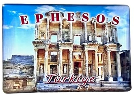 Ephesos, Izmir Türkei, türkische Aegaeis, Ephesos Souvenir, Ephesus Kühlschrankmagnet, Reiseandenken aus Ephesos Izmir, Ephesos Geschenk, Türkei Souvenir.