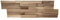 Wallsupply UltraWood Firenze Solid Teak Wood Panels, Wall Cladding 3D Interlocking Tiles, 10pcs 0.9m²