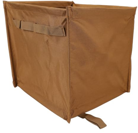 Riuulity Boîte de Rangement Extérieure Portable Boîtes en Fibre de Verre Résistant (Kaki)