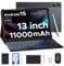 DOOGEE TAB E3 Pro Android 15 Tablet 13 Inch, 11000mAh Big Battery, 32GB RAM 256GB ROM, Helio G100 Octa-Core, Ultra-Slim 7.9mm Metal Body, Dual SIM Slot, Tablet with Keyboard and Pen/Mouse/Case (Gray)
