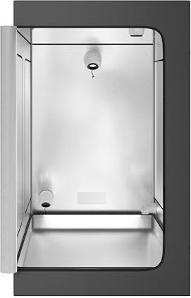 GALAXYFARM - Growzelt Galaxyfarm Luna Lite, Grow Box mit Lüftungsöffnungen, für den Innenanbau - Growschrank für Homegrowing, Pflanzenzucht, Gewächshaus, Zuchtzelt - Basisgröße 240x120, Höhe 200