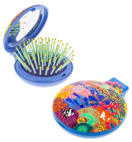 Lady Retro Haarbürste mit Spiegel
