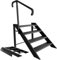 Escalera Plegable 4 Peldaños, Escalera Cocina con Pasamanos Regulable en Altura y Pies Antideslizantes, Escalera Domestica para Autocaravana, Casa Móvil, SPA y Veranda