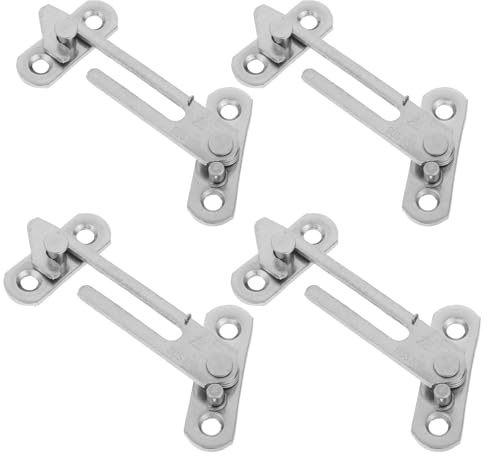 ARTIBETTER 4 Piezas Limitador de Ventana Abatible Acero Inoxidable Tope Seguro Resistente la Intemperie para Control y Protección Infantil Mascotas Ventanas Correderas y Abatibles