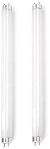générique 2 Pack T8 Leuchtstoffröhren, 450 mm, 15 W, T8 Kaltweiß 6500 K, Sockel G13, geringer Energieverbrauch, Notfallbeleuchtung, energiesparend, für Küche, Badezimmer (2 Stück, 450 mm, 15 W)