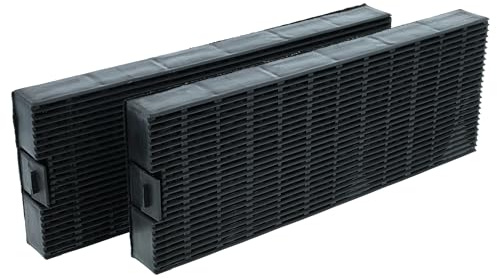 vhbw 2x Aktivkohlefilter kompatibel mit Etna EN4490TRVS/E02, EN4490TRVS/E01 | für EN4510, EN4500, EN4550, EN4520 Dunstabzugshaube