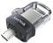 SanDisk 128GB Ultra Dual Drive m3.0 USB 3.0 Memoria Flash, Retráctil con un conector micro USB reversible y un conector USB Type-A, para Android Smartphones, tabletas y Ordenadores
