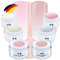 ND24 NailDesign® Babyboomer Gel Set – Hochwertiges Set mit Aufbaugel für Gelnägel, French Gel und Haftgel – In Rosa, Pink und Weiß – Professionelles Buildergel für Nägel – Made in Germany – 6 x 5ml