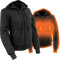 Nexgen Heat MPL2713SET Women's Black 'Heated' Zipper Front Hoodie (Battery Pack Included) - X-Large