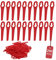 SWAWIS 200 Pezzi Lama in Plastica per Tosaerba Coltelli di Plastica Lame di Ricambio Lame per Tagliaerba Lame per Decespugliatori Rifilare Il Prato, Rosso