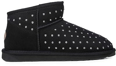 EMU Australia Yilpi - Stivali invernali da donna in vera pelle di pecora EMU, Nero , 39 EU