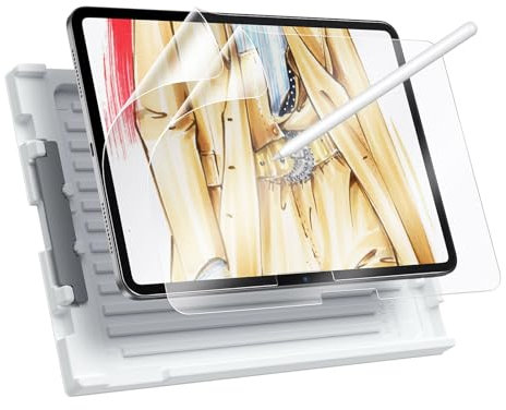 ESR 2 Stück Paper-Feel Schutzfolie für iPad Air 11 Zoll M3/M2 (7./6. Generation, 2025/2024), Schreiben und Zeichnen wie auf Papier, dünn und reaktionsschnell, Einfache Anbringung, Matte Oberfläche