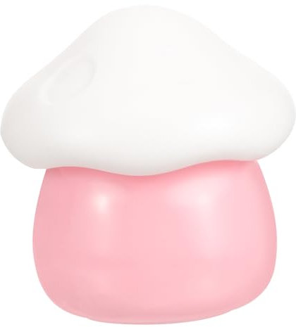 BELLIFFY 1satz Mushroom-shaped Lippenstift-behälter Wiederverwendbar Transparent Für Reisen Und Kosmetikprodukte Teiliges Mit Deckel Für Lippenpflege Und Make-up