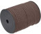 QUARKZMAN Cuerda de Algodón Trenzada de 3 Hilos, Marrón Oscuro 40M/47 Yardas 8mm de Diámetro para Colgar en la Pared, Colgador de Plantas, Tejido, Nudos de Macramé