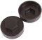 Taskar 19mm Hex Tek Roofing Screw Cover Caps Black (50)