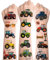 Traktor Tattoos für Kinder 10 Blatt,Hautfreundlich Temporäre Kindertattoos,Traktor Kinder Tattoo Sticker für Jungen Mädchen Traktor Thema Geburtstag Mitgebsel Party Favors Supplies Stuffers