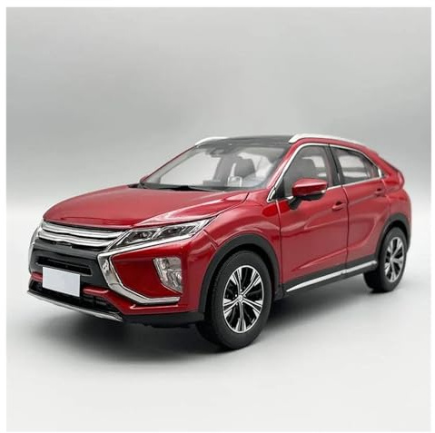 UIFCOG Auto Modell 1:18 Für Mitsubishi Für Eclipse Für Cross SUV Modellauto Aus Metallguss Sammlermodelle Modellauto(rot)