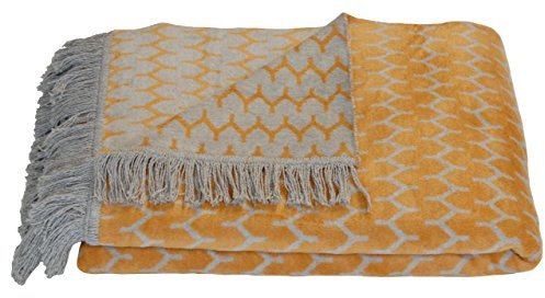Claudi Wohndecke Kuscheldecke STEFFI 150x200cm (senf)