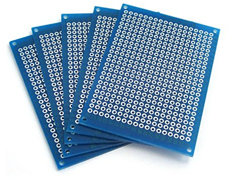 DollaTek 5Pcs/Lot Prototype DIY perfboard Experiment PCB Universal Matrice Circuit Board 5x7cm