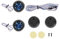 EBTOOLS Twitter Voiture Twingo - Car Tweeter Speaker 1 Pair Car Speaker Music Player Super Power Loud Dome Tweeter 130W