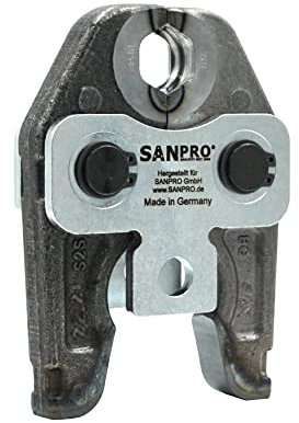 Sanpro Pressbacke/Presszange - Z.B. für Kupfer-Fittings + Kupferrohr Pressen (V12)