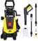 160 Bar 2000W Flow Rate 450 L/H Turbo Nozzle Auto Stop System 6M Hose High Compact Portable Jet Washer For Car Patio Garden Furniture TOUGH MASTER (Pressure Washer)