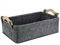 Kaminholzträger Folding Filztasche Kamin Holz Tasche aus Filz Korb Feuerholz Taschen Brennholz Korb Zeitung Stalls Basket Lagerung Veranstalter Brennholztasche (Size : S)
