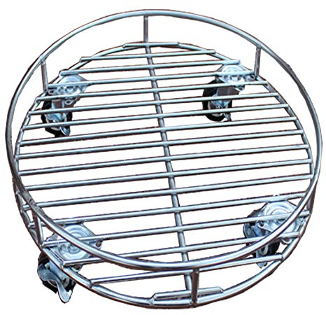 XSSS-ZC Base móvil de Soporte de Carga Engrosada, Bandeja Grande para macetas, Base de Rodillo Universal, Soporte para macetas,with Brake,Diameter 40cm