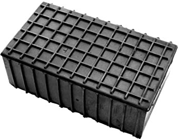 100x180x60 mm Gummiauflage mit Waffeloberfläche Gummi-Unterlage Auflage Wagen-Heber Hebebühne Unterstellbock Klotz Rangier-Wagenheber Reifen Reifenwechsel LKW Räder KFZ Tuning Zubehör