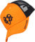 Bexxwell Trucker Cap Orange/Schwarz mit 3D Logo-Stickerei (optimale Passform, Kappe, Black, orange, Truckercap, Logo, Unisex)
