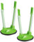 2 Pcs Baggy Racks, Adjustable Sandwich Bag Stand Holders, Food Storage Bags Clips Stands, Plastic Reusable Freezer Bag Racks Holders - Green (2)