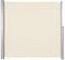 Home&Trends Toldo lateral 180 x 400 cm – Beige Extensible Toldo Plegable Protección visual Toldos 280 g/㎡ poliéster, protección contra el viento y protección solar para balcón, jardín, terraza