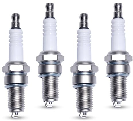 Atunee 4-teilige Zündkerze für Kohler XT675 XT650 XT149 XT800 XT775, ersetzt 14 132 11-S