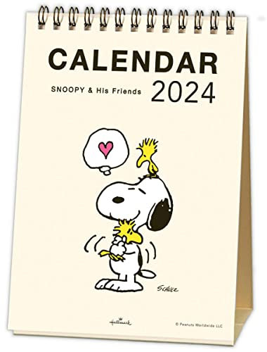 Hallmark 824-389 Japan Hallmark Snoopy Kalender 2024 Desktop Vertikal
