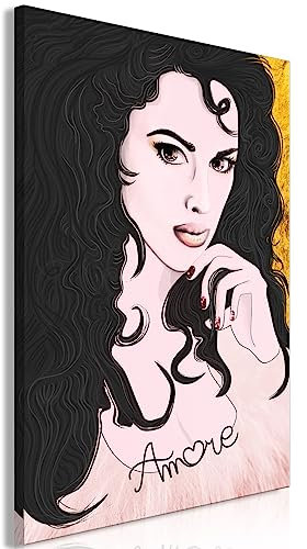 KunstLoft Wandbild 'Amore Mio Vertical' 60x90x1,3cm | Kunstdruck auf Leinwand