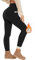 AMIYOYO Fleece Lined Leggings Women Thick Fur Thermal Leggings Pocket Winter Warm Black Gym High Waisted Tights Tummy Control Sport Yoga Stretchy Pants Trousers