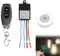 QIACHIP Commutateur a Distance Interrupteur sans fil 12V 24 V 1 canal 433Mhz RF Mini Relais Interrupteur télécommande verrouillé pour moteur, lampes, ventilateurs