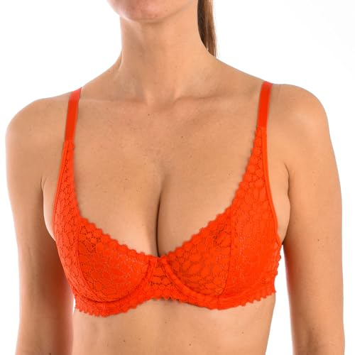 Dim Bügel-Spitzen-BH Daily Dentelle für jeden Tag Damen x1, Rot, 90B