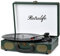 Retrolife Vinyl Record Player 3-Speed Bluetooth Suitcase Portable Belt-Driven Record Player with Built-in Speakers RCA Line Out AUX in Headphone Jack Vintage Turntable