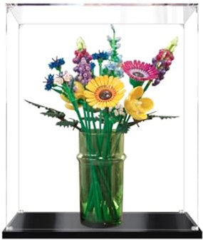 Acrylic display case For Lego 10313 Flower Bouquet model, dustproof transparent acrylic display case, storage box (model not included) (3mm)