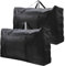 2er Pack 180L Extra Große Aufbewahrungstaschen, 600D Oxford Schwere Tragetaschen mit Reißverschlüssen und Griff, Wasserdichte Tragetaschen für Kleidung, Decken und Kissen(180L/100 x 60 x 30 cm)