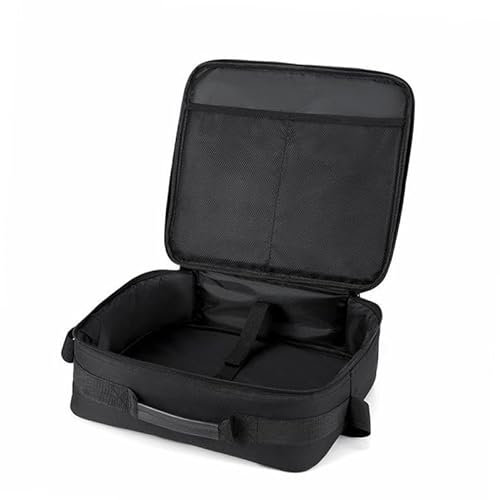 Dickly Projector Carrying Case Organizer Bag Large Capacity Sturdy Zipper Polyester Black Portable Storage Travel Case Projector Bag
