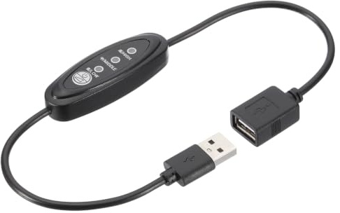 PATIKIL USB Extension Cable with 3 Position Switch, Female to Male Extension Cords Power Cord Adapter Speed Control for Fans Motors