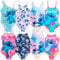 Characters Cartoons - Bambina - Costume da Bagno Intero 1 Pezzoi Mare Piscina - Licenza Ufficiale [18212 Intero Turchese - 4 Anni]
