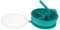 HAMPPLIES 1pezzi Ciotola Silicone Con Ventosa Resistente Agli Urti e Facile Da Pulire Per Svezzamento Per Divisori e Cannuccia Colore Verde Per Uso Domestico