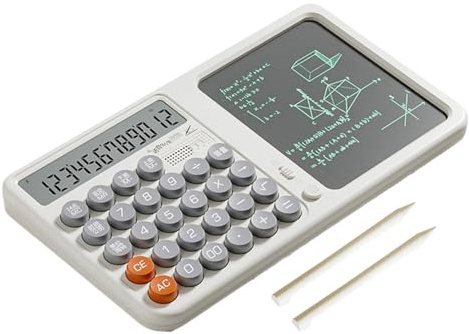 Ruwshuuk Wissenschaftlicher Taschenrechner mit Notizblock, Schüler-Bildschirm, Berechnungswerkzeug mit Handschrift, Zeichenbrett, großes Display, Augenschutz für Studenten, Business, Erwachsene