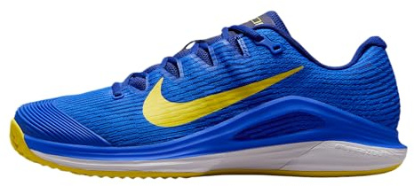 Nike Men's Zoom Vapor 12 Cly Tennis Shoes, Racer Blue/Lightening/Deep Roy, 11.5